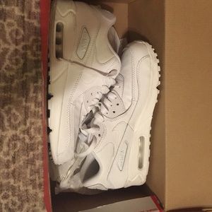Nike Air max 90 white leather sneakers