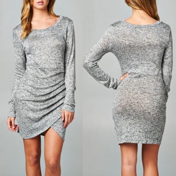 Dresses & Skirts - 💠💠The COURTNEY ruched mini dress - H. GREY