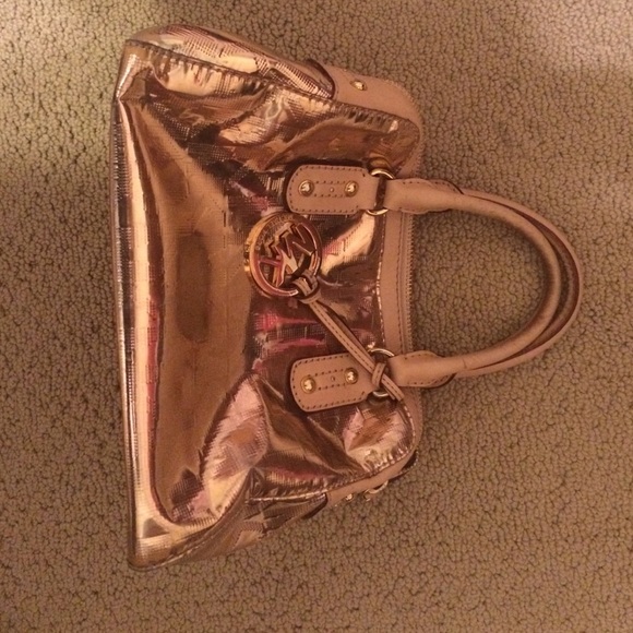 Rose Gold MK  purse with optional longer handle.