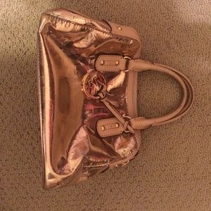 Rose Gold MK  purse with optional longer handle.