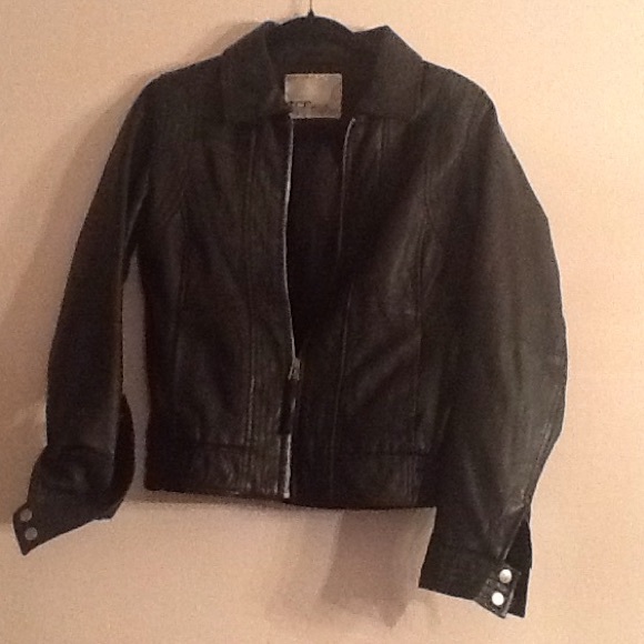 Zara leather jacket