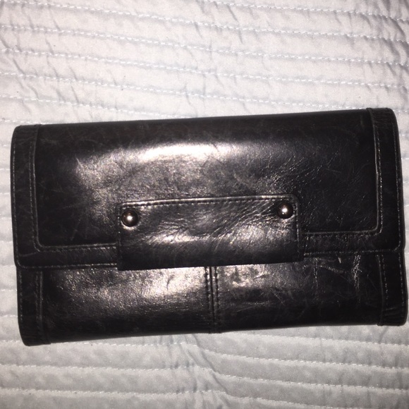 Kenneth Cole Black leather wallet