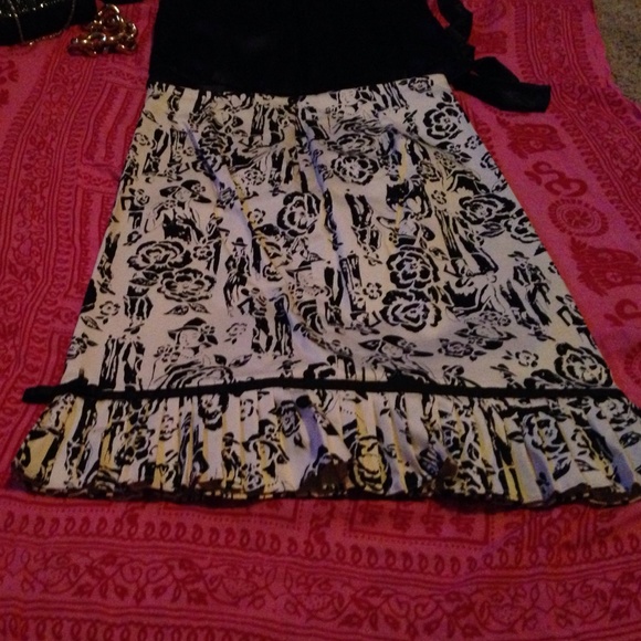 Elliot Lauren Black and white skirt - Picture 3 of 4