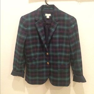 Plaid blazer