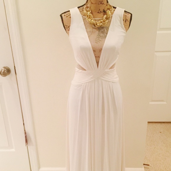 White Bcbg dress