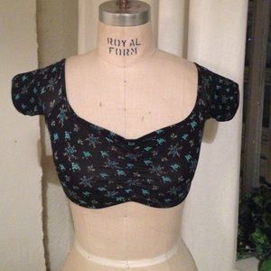 Floral crop top