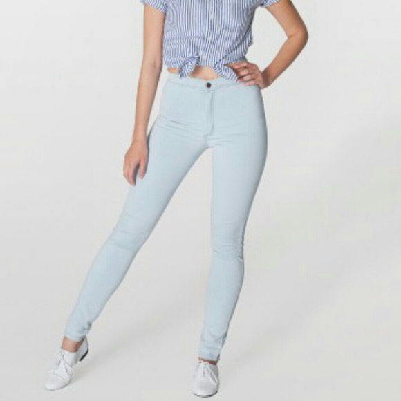 American Apparel Medium Wash Easy Jeans