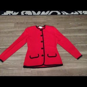 Classy vintage Saks Fifth Avenue button up sweater