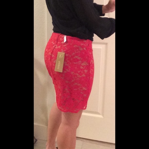Francesca's Lace skirt- great for Valentines Day! - Picture 2 of 3