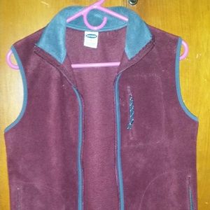Old Navy sleeveless zipup vest sweater