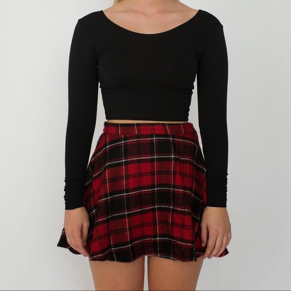 Plaid Skirt- American Apparel