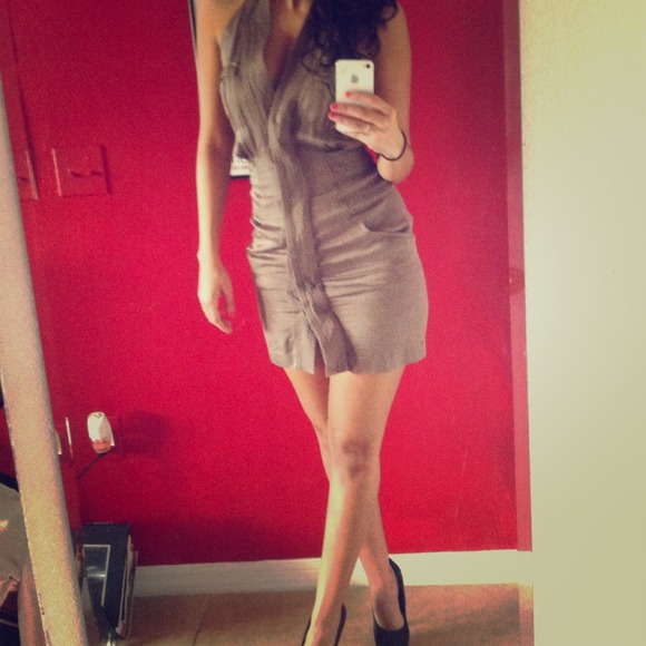 Taupe dress