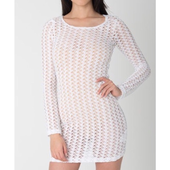 Crochet Long Sleeve Dress