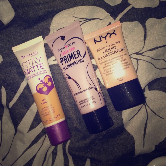 Rimmel, nyx, hardcandy makeup