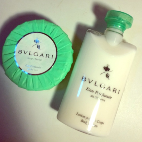 Bvlgari body lotion and soap!