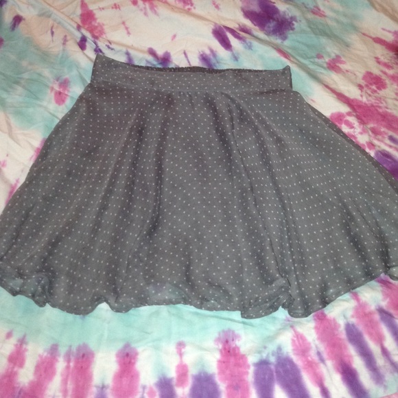 Polka dot skater skirt