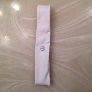 White Lululemon headband