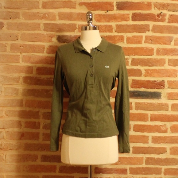 Lacoste Green Polo Top - 42 (US 10)