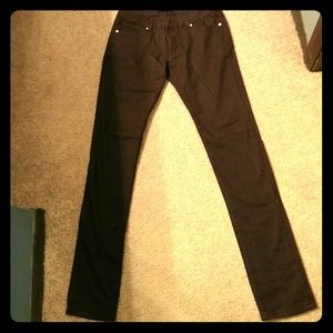 Dark brown skinny jeans size 7
