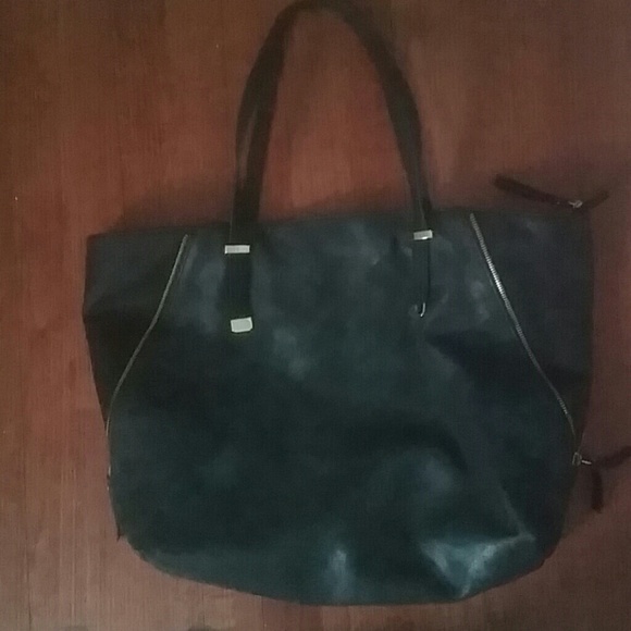 Missiomo black large messager bag