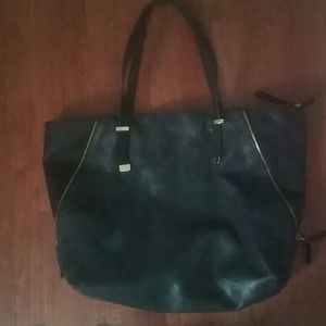 Missiomo black large messager bag