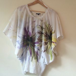 Floral Sheer Blouse