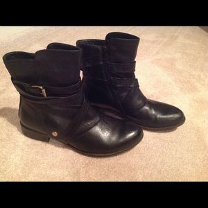 Black ankle boots