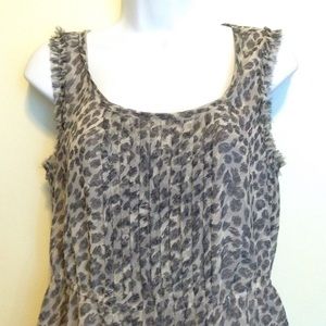 SOLD Banana Republic Grey Sleeveless Top