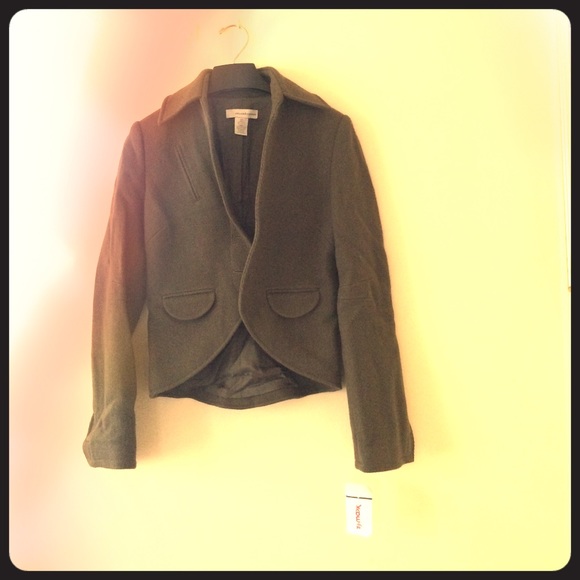 Cropped, wool jacket. - Picture 1 of 2