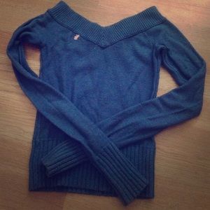 Abercrombie blue wool sweater