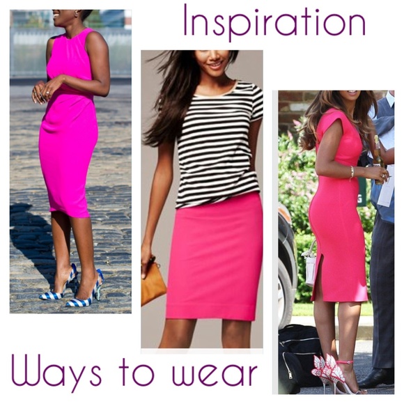 H&M pink Pencil dress