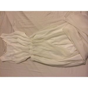 chiffon hi-low dress