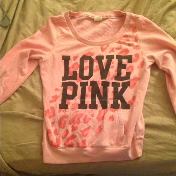 VS PINK coral hoodie