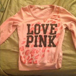VS PINK coral hoodie
