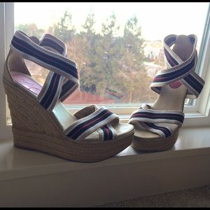 MIA strappy wedges Size 6.5