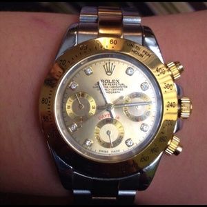 Rolex Daytona Two-Toned Gold & Silver Watch