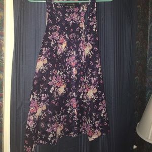 Sheer floral F21 tank top