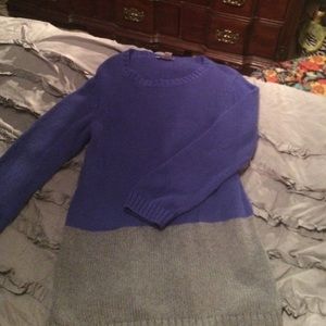 LOFT colorblocked sweater