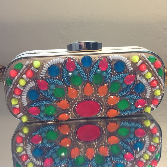 Asos kaleidoscope clutch