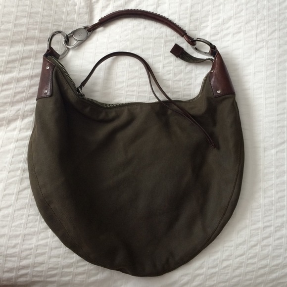 🚫SOLD🚫 Gucci wax canvas handbag authentic,