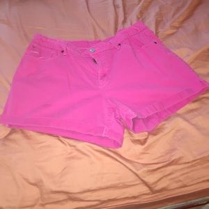 Faded Glory Hot Pink Shorts