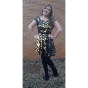 Gold Cocktail dress