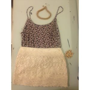 Beautiful Crochet Lace Skirt