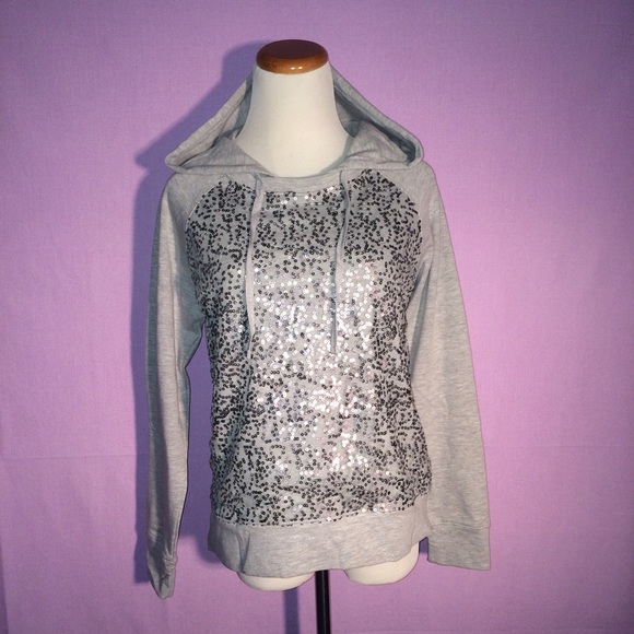 American Rag, CIE Sweaters - Long-Sleeve Gray Hooded Sweater By American Rag