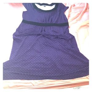 Purple patterned dress