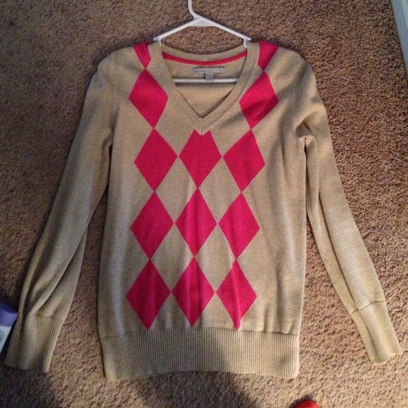 Old navy argyle sweater