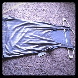 American Eagle boyfriend silver tank top size s/p