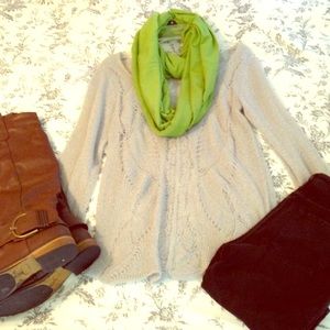 Sale🎉LC Conrad Grey with Silver Knit Sweater