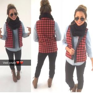 Jcrew Lumber jack vest