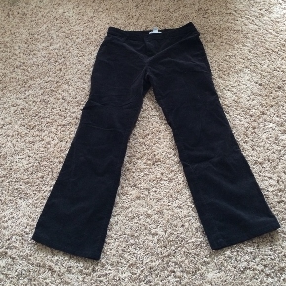 CAbi Black Velour Pants